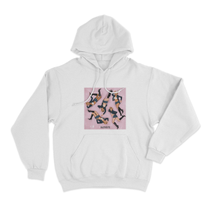 Katseye Wild Cover Unisex Hoodie White