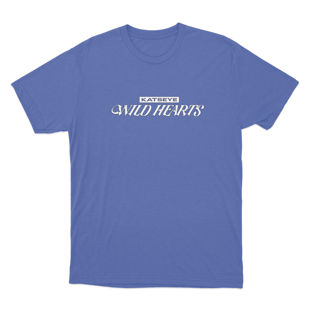 Katseye Wild Hearts Logo Unisex T Shirt Blue Katseye Wild Hearts Logo Unisex T Shirt Blue