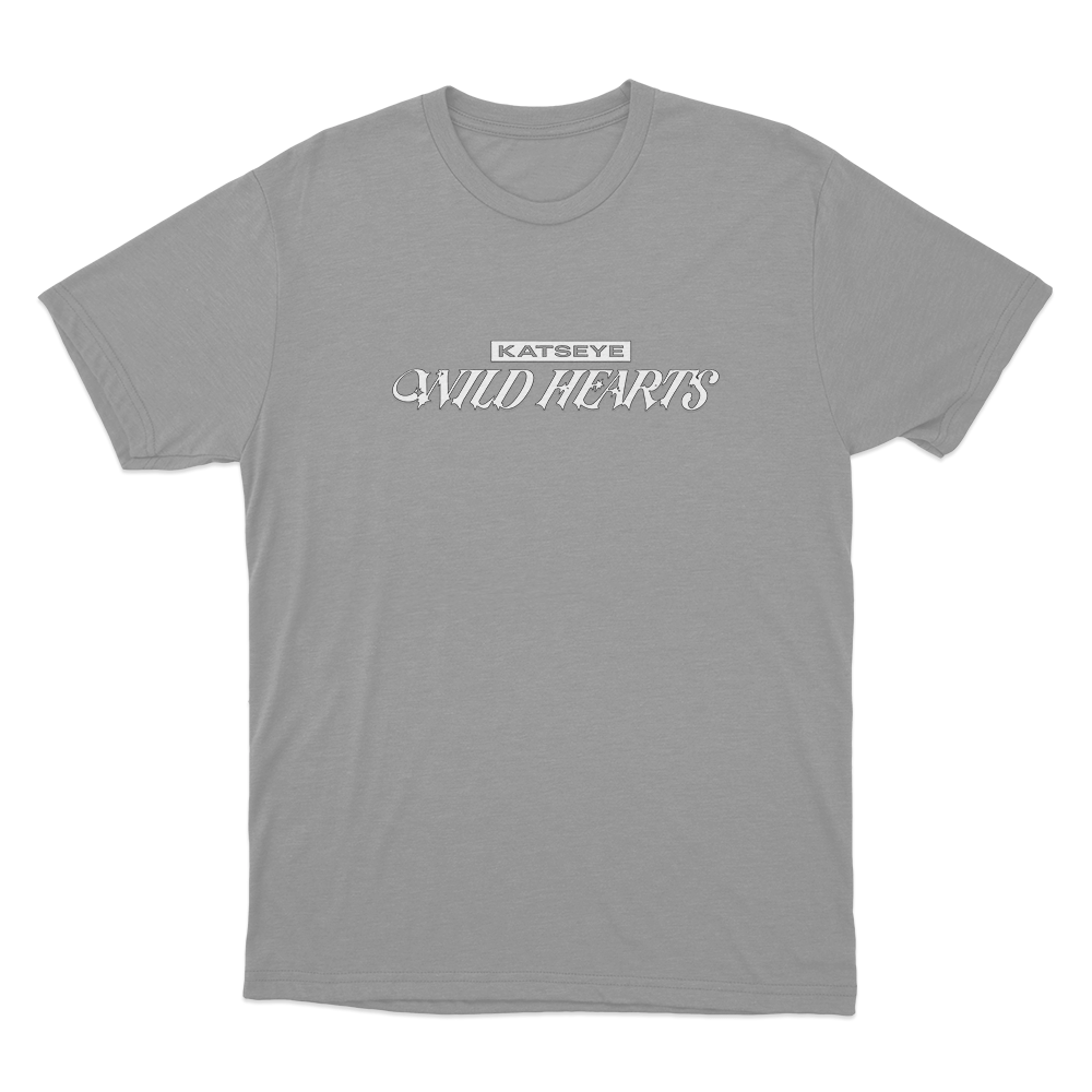 Katseye Wild Hearts Logo Unisex T Shirt Grey Katseye Wild Hearts Logo Unisex T Shirt Grey