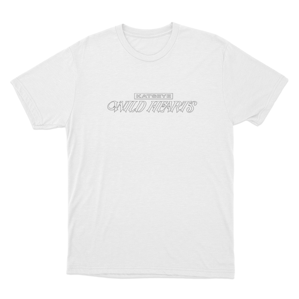 Katseye Wild Hearts Logo Unisex T Shirt White Katseye Wild Hearts Logo Unisex T Shirt White