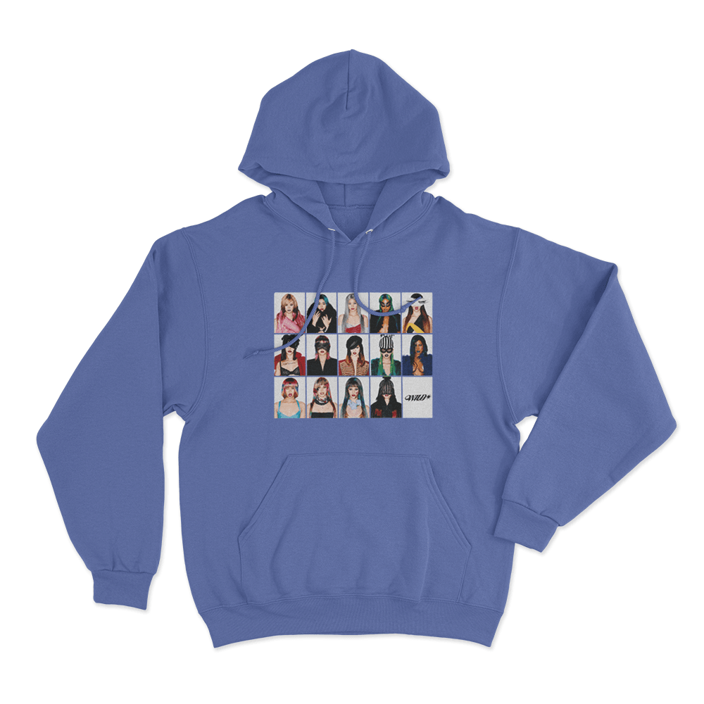 Wild Member Disguise Unisex Hoodie Blue Wild Member Disguise Unisex Hoodie Blue